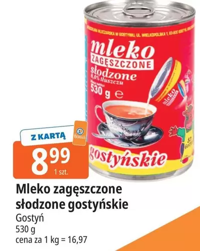Mleko zagęszczone słodzone
