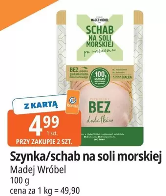 Szynka/schab na soli morskiej