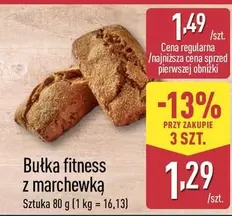 Fitness - Bułka fitness z marchewką