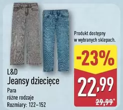 Jeansy dziecięce