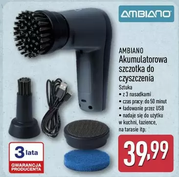 Akumulatorowa szczotka do czyszczenia