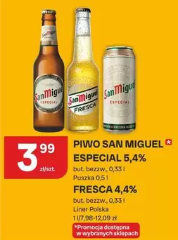 PIWO ESPECIAL 5,4% FRESCA 4,4%