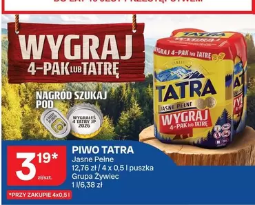 PIWO TATRA Jasne Pełne