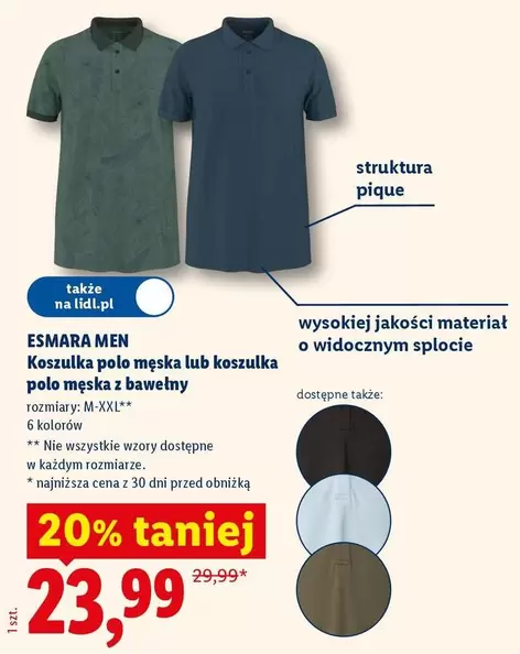 Polo - KOSZULKA POLO MĘSKA LUB KOSZULKA POLO MĘSKA Z BAWEŁNY