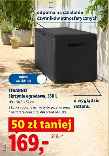 Skrzynia ogrodowa, 350 L