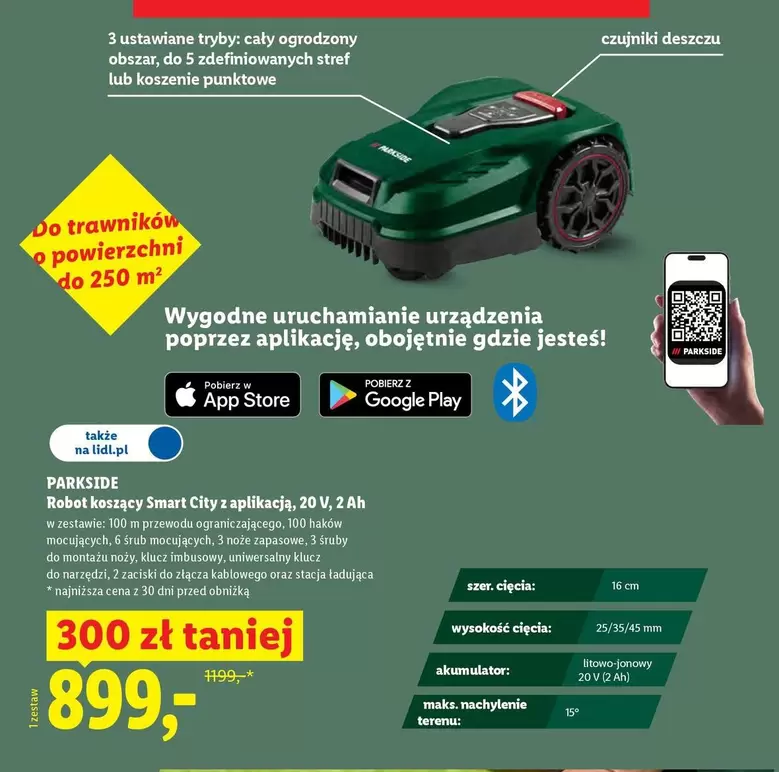Mm - Robot koszący Smart City (kosiarka automatyczna)