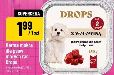 Karma mokra dla psów małych ras Drops