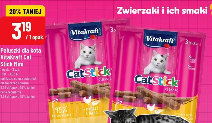 Cat - Paluszki dla kota  Stick Mini