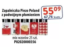 Mix - Zapalniczka Piezo Poland z podwójnym płomieniem P02020000356