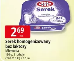 Serek homogenizowany bez laktozy