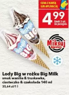 Lody w rożku