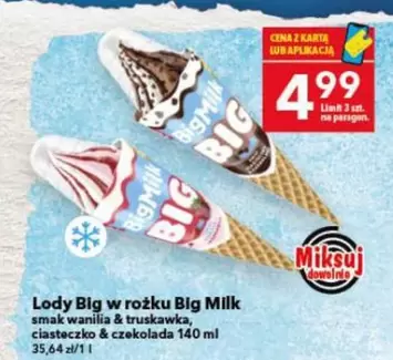Lody w rożku