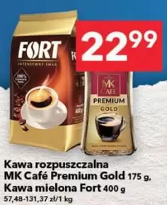 Kawa rozpuszczalna MK Café Premium Gold / Kawa mielona Fort