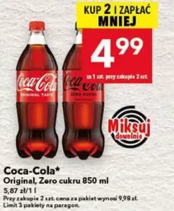 Coca Cola - Coca-Cola Original, Zero cukru
