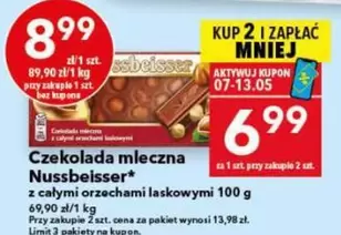 Czekolada mleczna z całymi orzechami laskowymi