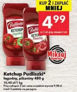 Ketchup łagodny, pikantny