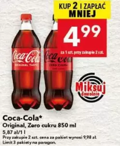 Coca Cola - Original, Zero cukru