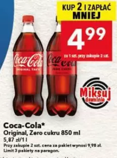 Coca Cola - Coca-Cola Original, Zero cukru