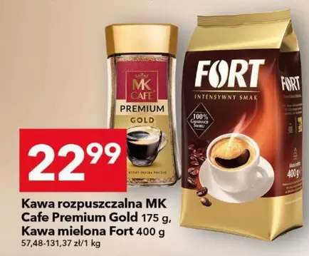 Msi - Kawa rozpuszczalna MK Cafe Premium Gold 175 g, Kawa mielona Fort 400 g