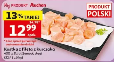 Kostka z fileta z kurczaka