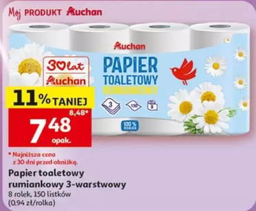 Papier toaletowy rumiankowy 3-warstwowy