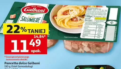 Pancetta dolce Galbani