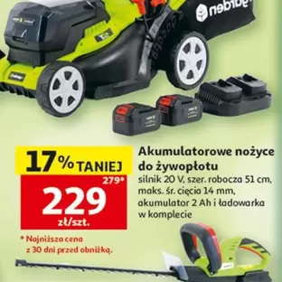 Mm - Akumulatorowe nożyce do żywopłotu