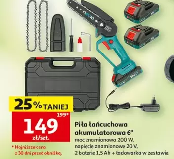 Piła łańcuchowa akumulatorowa 6"