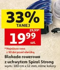 Mm - Blokada rowerowa z uchwytem Spiral Strong