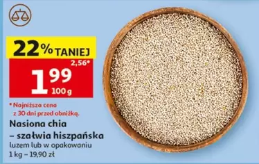 Nasiona chia - szałwia hiszpańska