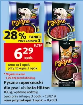 Pyszne supersnacki dla psa lub kota