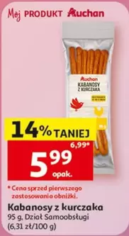 Kabanosy z kurczaka