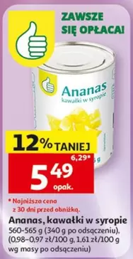 Ananas, kawa
k	i w syropie