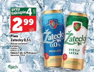 Piwo Zatecky 0,5 L