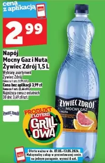 Napój Mocny Gaz i Nuta Żywiec Zdrój