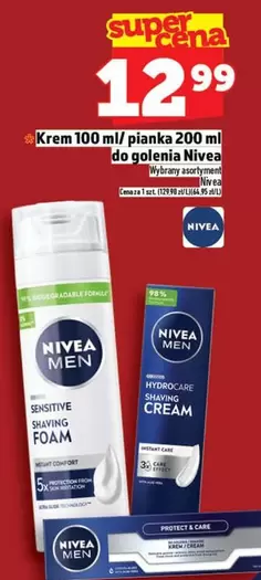 Krem 100 ml/ pianka 200 ml do golenia