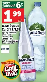 Woda Żywiec Zdrój 1,2/1,5 L
