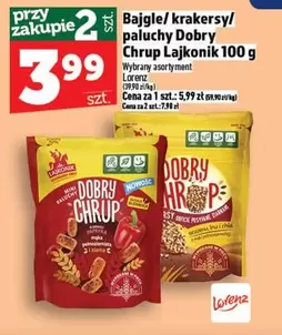 Mini - Bajgle/ krakersy/ paluchy Dobry Chrup Lajkonik