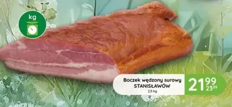 Boczek wędzony surowy