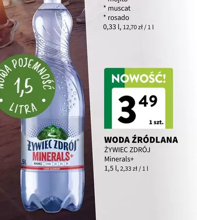 WODA ŹRÓDLANA MINERALS+