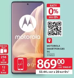 Motorola - SMARTFON G85 5G