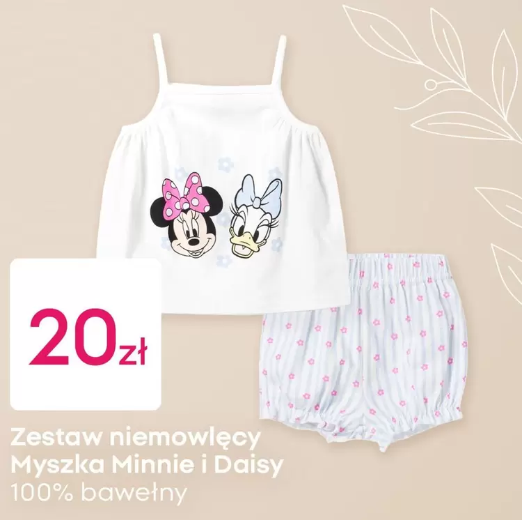 Zestaw niemowlęcy Myszką Minnie i Daisy