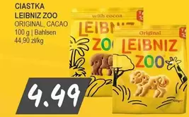 Zoo - Ciastka Leibniz  Original, Cacao