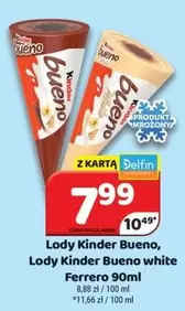 Lody Kinder Bueno, Lody Kinder Bueno white