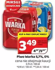 Classic - Piwo Warka 5,7%, 0%