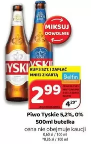 Piwo Tyskie 5,2%, 0%