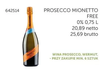 Prosecco - PROSECCO MIONETTO FREE 0% 0,75 L