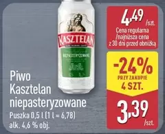 Piwo Kasztelan niepasteryzowane