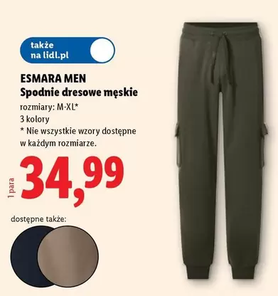 Spodnie dresowe męskie