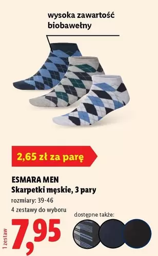 Skarpetki męskie